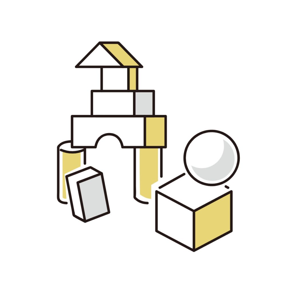 illustration building blocks